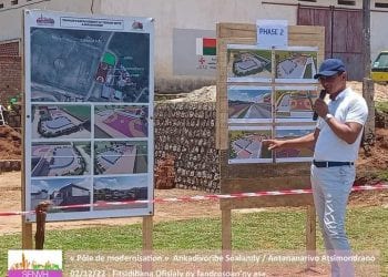 INFRASTRUCTURES – Des travaux de construction et d&rsquo;aménagement d&rsquo;un espace de divertissement et de loisirs en cours à Ankadivoribe Soalandy dans l&rsquo;Atsimondrano