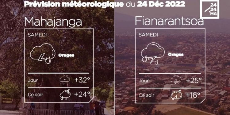 METEO du 24 décembre 2022