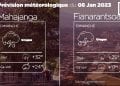 METEO du 08 janvier 2023