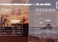 METEO du 26 janvier 2023