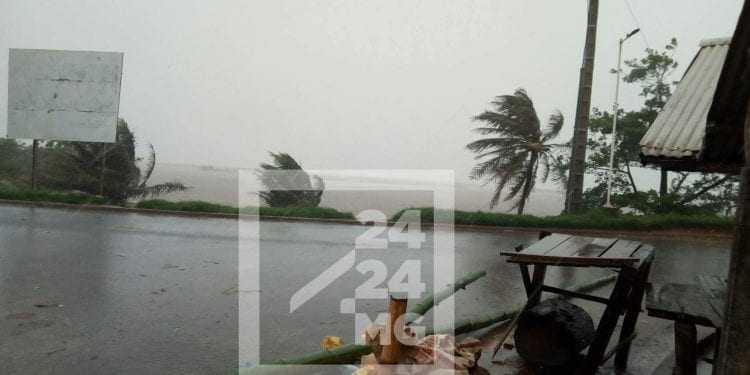 MÉTÉOROLOGIE – La forte tempête tropicale Cheneso a touché terre dans le district d’Antalaha