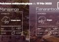METEO du 17 février 2023