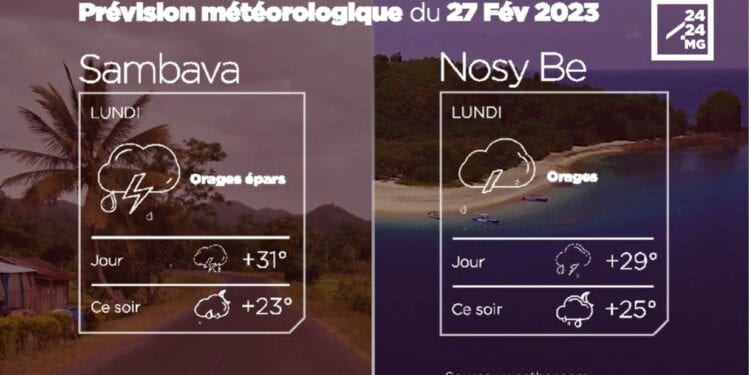 METEO du 27 février 2023