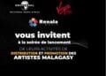 Manoova à travers sa branche Renala Music, Universal Music Africa et Virgin Music Africa ont conclu un partenariat historique pour promouvoir la musique et les artistes malgaches.