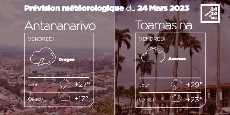 METEO du 24 mars 2023