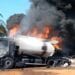 ACCIDENT – Des camions citernes ravagés par le feu à Mahajanga