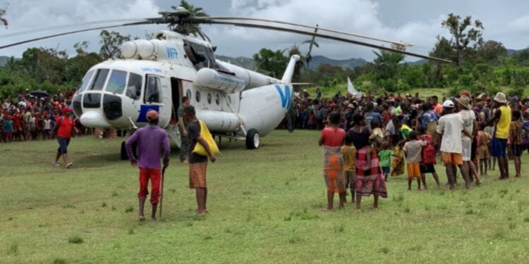 AIDE HUMANITAIRE – Le PAM alerte sur une possible interruption de ses interventions héliportées auprès des zones difficiles d’accès faute de financement