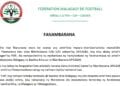 FOOTBALL – La Fédération malgache de football décide de suspendre la collaboration avec l’UFICASM pour les Barea U23