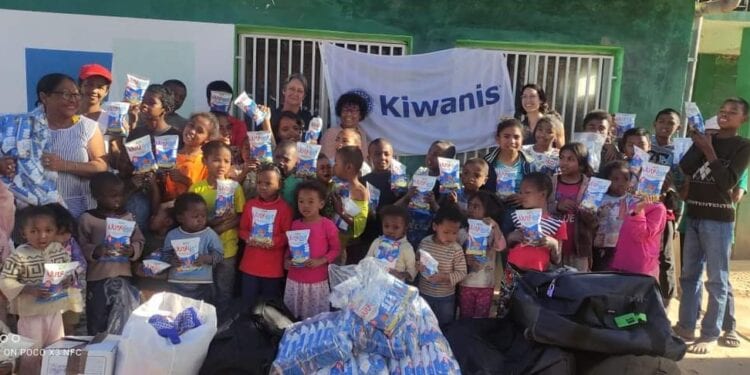 Le Kiwanis Club de Saint Pierre de La Réunion engagé auprès des enfants de Madagascar