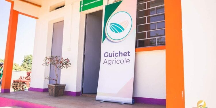 Le tout premier « guichet agricole » à Madagascar implanté à Ankadinondry dans la région de Bongolava.