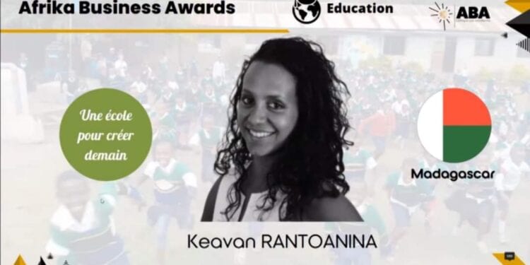 Keavan Rantoanina et l’école Destinée Ivato primées à l’Afrika Business Awards 2023