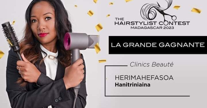 Hanitriniaina Herimahefasoa remporte la deuxième édition de « The Hairstylist Contest Madagascar »
