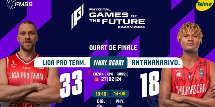 La team Antananarivo quitte le tournoi du phygital basketball après une défaite face aux Russes 