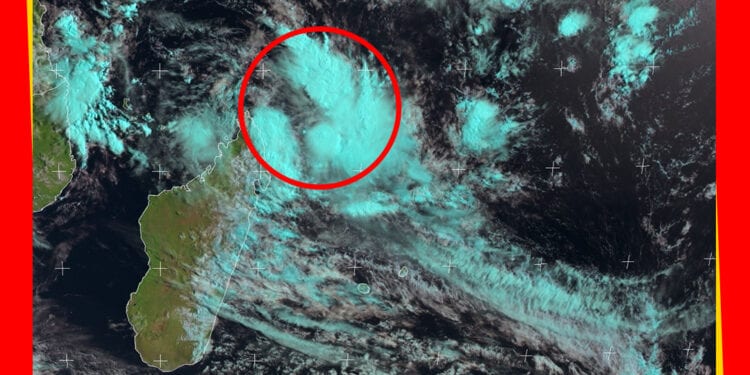 METEO – La zone perturbée située à l’Est d’Antsiranana sous surveillance de Météo Madagascar