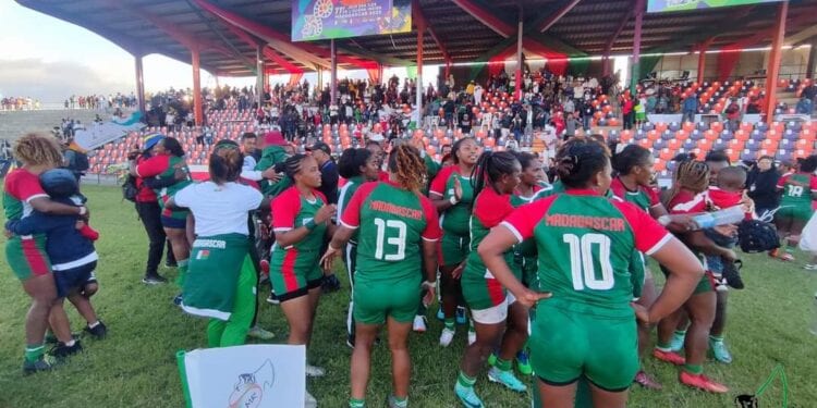 SPORT – Les Ladies Makis battent les Lionesses du Kenya à la CAN de rugby