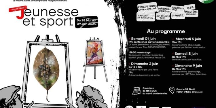 La 10ème édition de MadagasyArt axée sur la Jeunesse et le sport à partir du 28 mai
