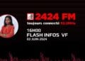 Flash infos de 16h | 3 Juin 2024