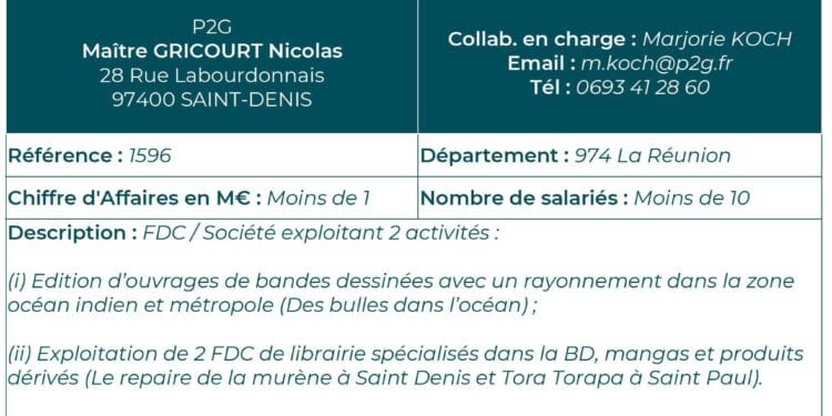 BANDE DESSINEE – La maison d’éditions Des bulles dans l&rsquo;océan cherche preneur