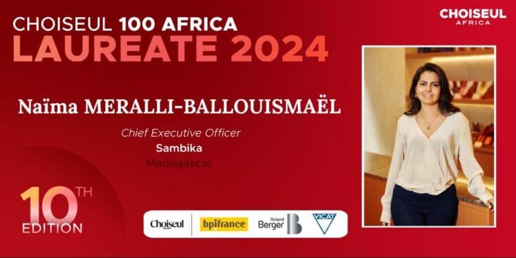 RECOMPENSE – Naima Meralli-Ballou Ismaël intègre le classement Choiseul Africa