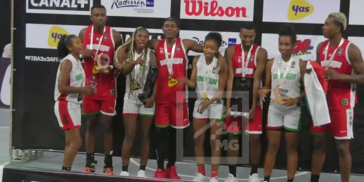 SPORT – Madagascar dans le top 5 du basket 3×3 en Afrique chez les hommes et chez les dames