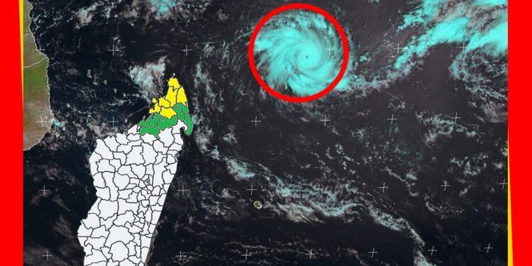 INTEMPERIES – Chido devient cyclone tropical, avis de menace pour la région de Diana et le district de Vohémar