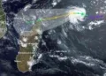 MÉTÉO – La perturbation située à l’Est d’Antsiranana devient une tempête tropicale et est baptisée Chido ce mardi