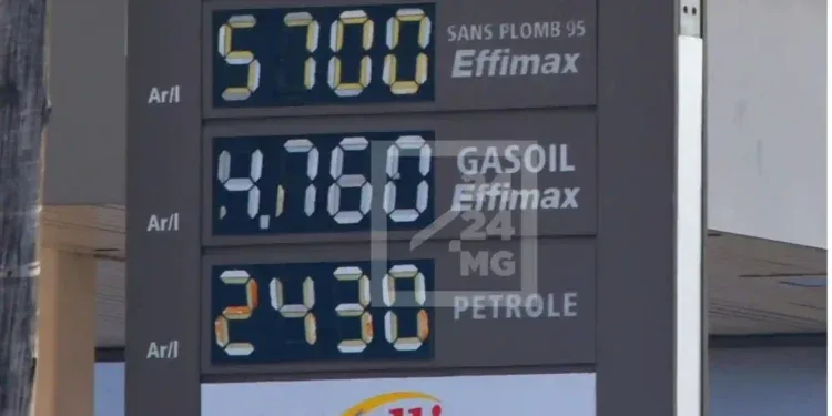 HYDROCARBURES – Le prix du sans-plomb baisse à 5 700 ariary, le gasoil à 4 760 ariary