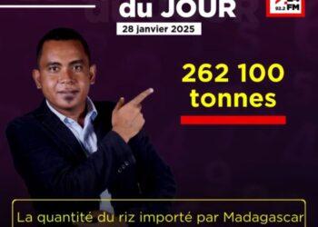 CHIFFRE DU JOUR : 262 100 tonnes, la quantité du riz importé par Madagascar en 2024