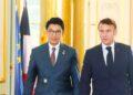 Emmanuel Macron et Andry Rajoelina en co-parrainage de la nouvelle promotion du programme Young Leaders de la French-African Foundation 