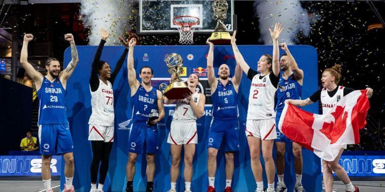 BASKETBALL – La Serbie chez les hommes et le Canada chez les dames remportent la Fiba 3×3 Champions Cup