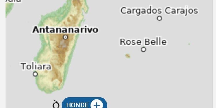 METEOROLOGIE – Honde s&rsquo;éloigne de Madagascar avec bande pluvio-nuageuse