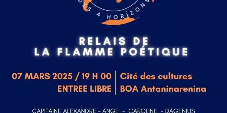 POESIE – Une soirée poétique pour accueillir la flamme poétique à Madagascar