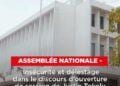 ASSEMBLÉE NATIONALE – Insécurité et délestage dans le discours d’ouverture de session de Justin Tokely