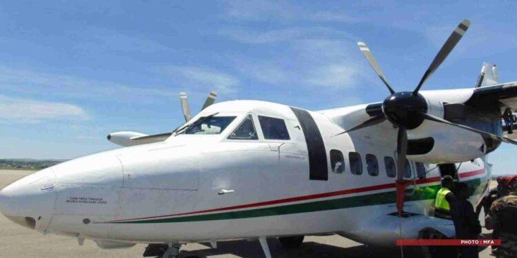 TRANSPORT – Le deuxième avion LET 410 de l’Armée débarque à Ivato