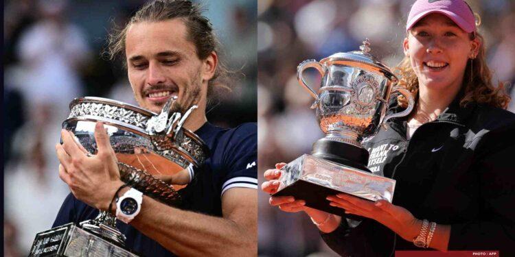 TENNIS – Alexander Zverev et Mirra Andreeva remportent leur premier titre du Grand Chelem à Roland-Garros