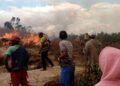 INCENDIE – Près de dix hectares de brousse et une plantation d’eucalyptus ravagés par les flammes à Andranofeno Sud sur la RN4